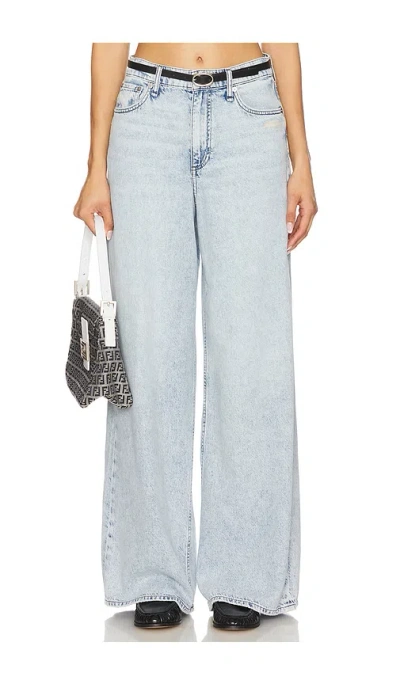 Rag & Bone Featherweight Sofie High Rise Wide Leg In Bellport