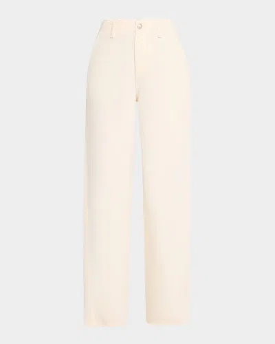 Rag & Bone Featherweight Sofie Tailored Jeans In Ecru