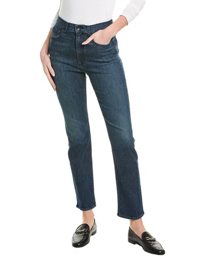 Rag & Bone Fern Dark Wash Full-length Slim Jean In Blue