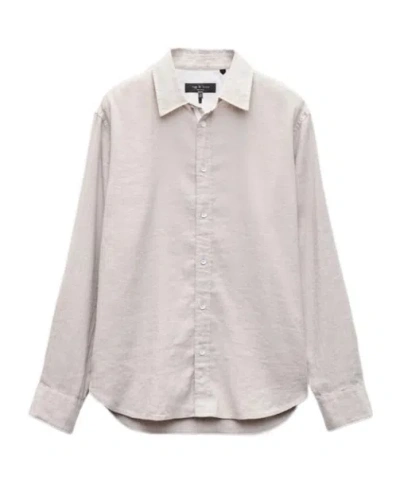 RAG & BONE FINCH LINEN-BLEND SHIRT