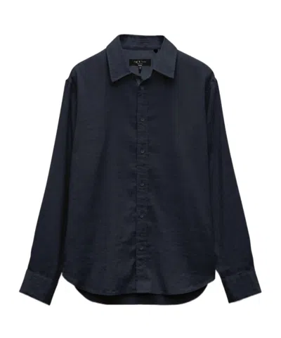 Rag & Bone Finch Linen-blend Shirt