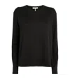 Rag & Bone Fine-knit Sweater In Black