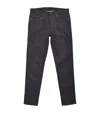 Rag & Bone Cropped Skinny-cut Jeans In Navy
