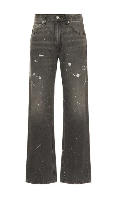Rag & Bone Fit 4 Lightweight Rigid Jeans In Painted Charcoal