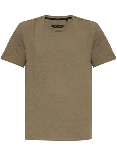 Rag & Bone Flame T-shirt In Brown
