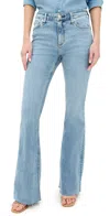 Rag & Bone Flexi Dahlia Mid-rise Full Length Flare Jeans Monterosso In Monterosso