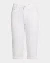 Shop Rag & Bone Flexi Kit Mid-rise Capri Jeans