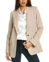Rag & Bone Foster Crepe Blazer In Grey