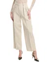 Rag & Bone Francine Italian Suiting Wool-blend Pant In Brown