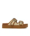 Rag & Bone Geo Buckle Platform Slippers