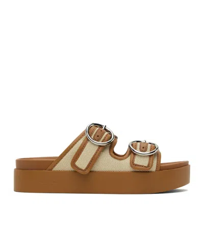 Rag & Bone Geo Buckle Platform Slippers
