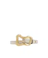 Rag & Bone Logo-buckle Leather Belt In Nude