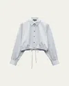 Rag & Bone Georgie Stripe Drawstring Shirt