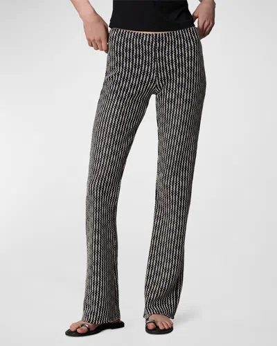 Rag & Bone Gigi Knit Pants In Black