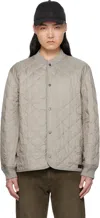 Rag & Bone Gray Focus Quilted Liner Jacket In Elephntgry