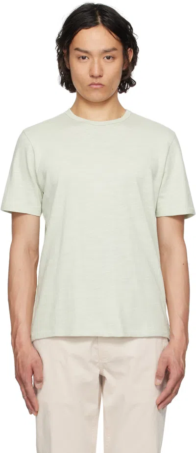 Rag & Bone Green Classic Flame T-shirt In Rock