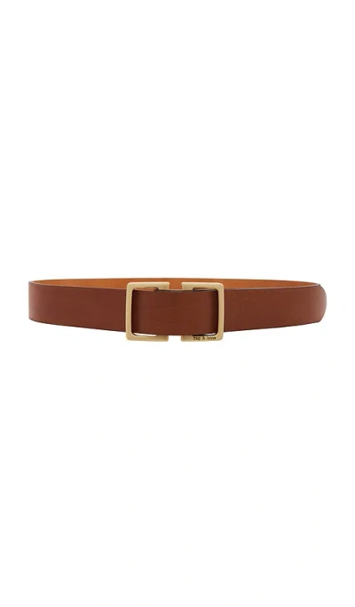 Rag & Bone Harlow Belt In 棕黄色