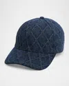 Rag & Bone Harlow Denim Baseball Cap In Karinaqltd
