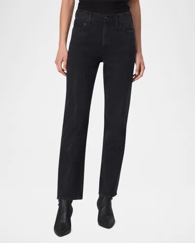 Rag & Bone Harlow Mid-rise Ankle Straight Jeans In Sirinjewel