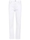 Rag & Bone Harlow Straight-leg Jeans In White