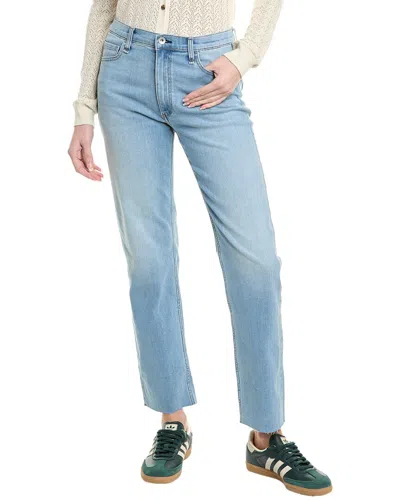 Rag & Bone Hattie Light Wash Mid-rise Full-length Jean In Blue
