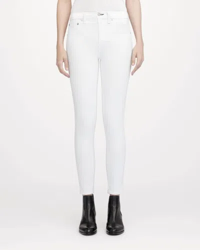 RAG & BONE HIGH RISE ANKLE SKINNY JEAN IN BLANC