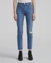 Rag & Bone High Rise Ankle Skinny Jean In Pamela In Multi