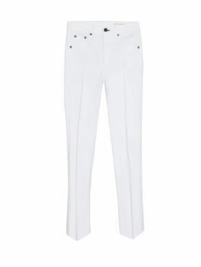 Rag & Bone High Rise Ankle Skinny Jean In White Manson In Multi