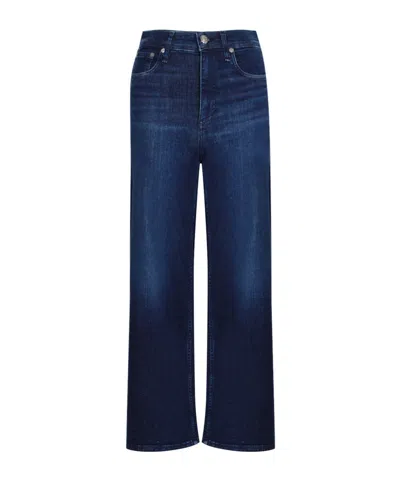 Rag & Bone High-rise Denim Pants In Black
