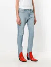 Rag & Bone High Rise Pinebox Olivia Stirrup Jeans In Blue In Blue