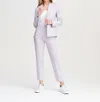 Rag & Bone High Rise Wool Poppy Pants In Purple In Purple
