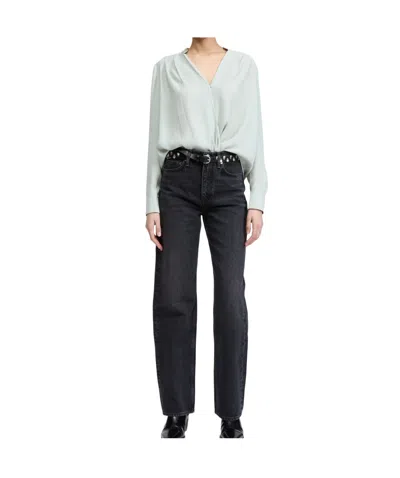 Rag & Bone High-waist Jeans In Black