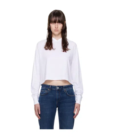 Rag & Bone Hoodie In White