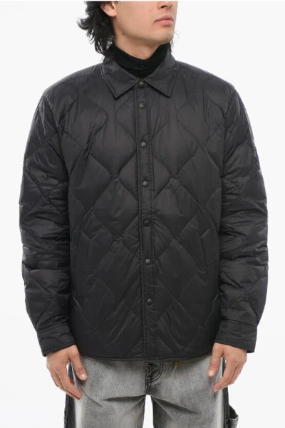 Rag & Bone Icons Quilted Overshirt With Snap Buttons
