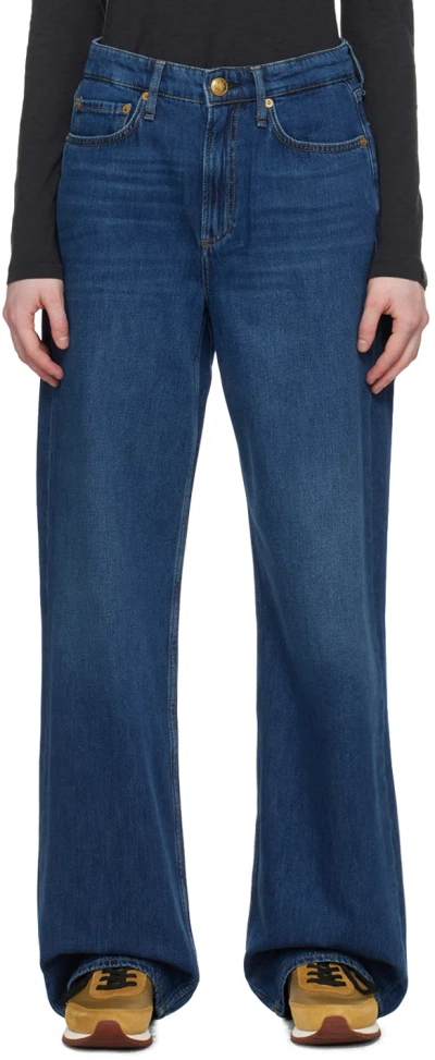 Rag & Bone Blue Logan Jeans In Annalise