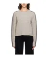 Rag & Bone Ingrid Wool Crewneck Sweater In Black