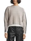 Rag & Bone Ingrid Wool Crewneck Sweater In Brown