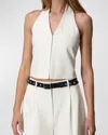 Rag & Bone Irina Halter Top In White
