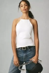 Rag & Bone Irina High-neck Tank Top In White