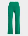 Rag & Bone Irina Kick-flare Pants In Deepgreen