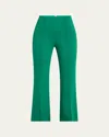 Rag & Bone Irina Kick-flare Pants In Deepgreen