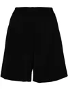 Rag & Bone Irina Ponte Shorts In Black