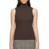 Rag & Bone Irina Turtleneck Vest In Brown