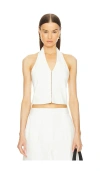 Rag & Bone Irina Halter Top In 화이트