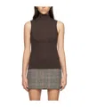 Rag & Bone Irina Turtleneck Vest In Green