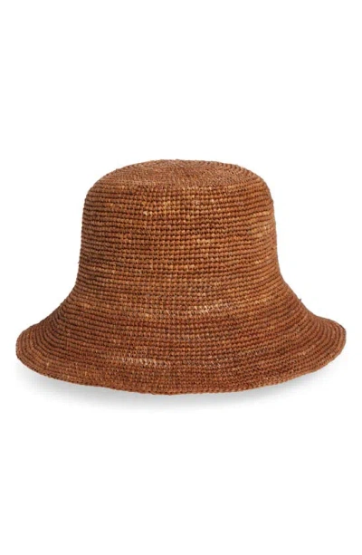 Rag & Bone Jade Rollable Straw Sun Hat In Brown