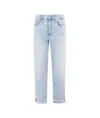 Rag & Bone Featherweight Baggy Dre Low Rise Boyfriend In Blue