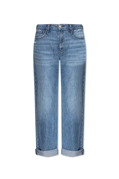 Rag & Bone Jeans With Belt Loops In Blue