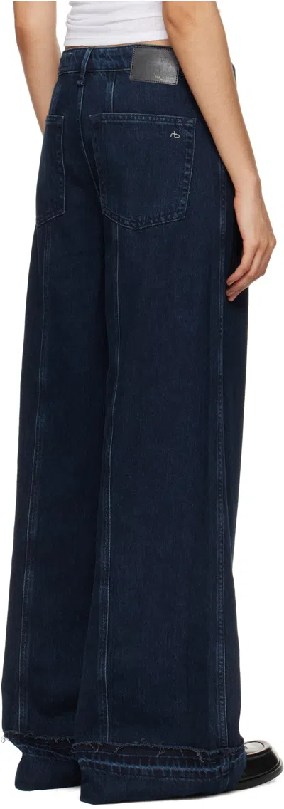 Rag & Bone Jeans With Belt Loops In Black