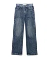 Rag & Bone Jeans With Belt Loops In Blue
